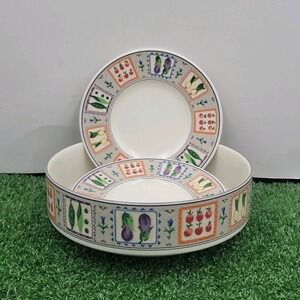 VTG Mikasa Intaglio White Bowl Bowl Dish Set Microwave Dishwasher Safe - CAA20